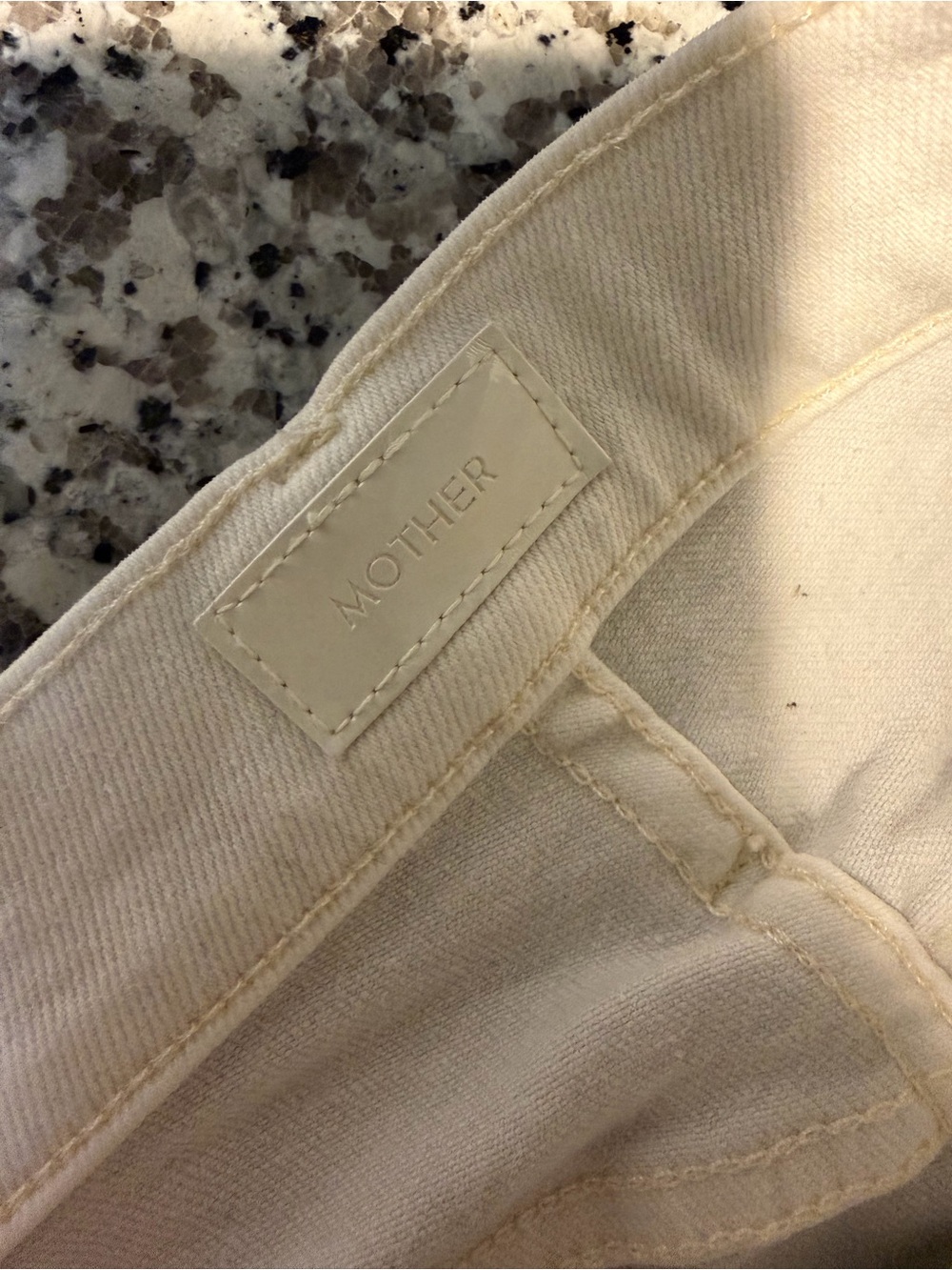 Mother White Floral Sunflower High-Rise Jeans water for flowers sz 23 - Picture 5 of 10